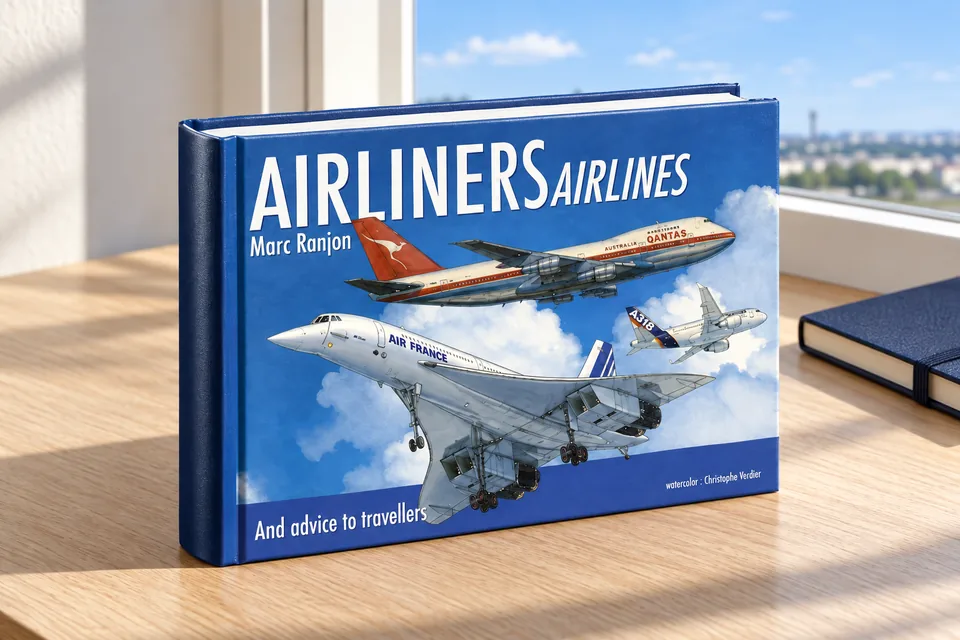 Airliners · Avions de ligne, mise en scène illustrative